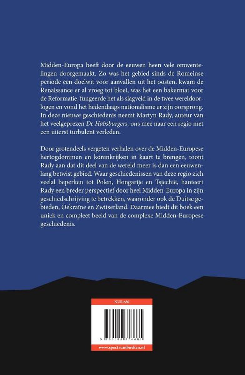 De Koninkrijken van Centraal-Europa 9789000376681 Matin Rady Spectrum Historische reisgidsen, Landeninformatie Europa De Koninkrijken van Centraal-Europa 9789000376681 Matin Rady Spectrum Historische reisgidsen, Landeninformatie Europa