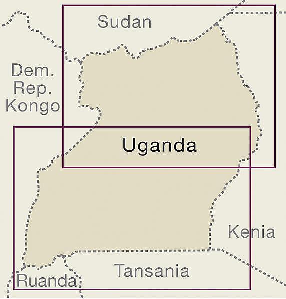 Uganda landkaart, wegenkaart 1:600.000 9783831774012 Reise Know-How Verlag WMP, World Mapping Project Landkaarten en wegenkaarten Uganda, Rwanda, Burundi, Ruwenzorigebergte Uganda landkaart, wegenkaart 1:600.000 9783831774012 Reise Know-How Verlag WMP, World Mapping Project Landkaarten en wegenkaarten Uganda, Rwanda, Burundi, Ruwenzorigebergte