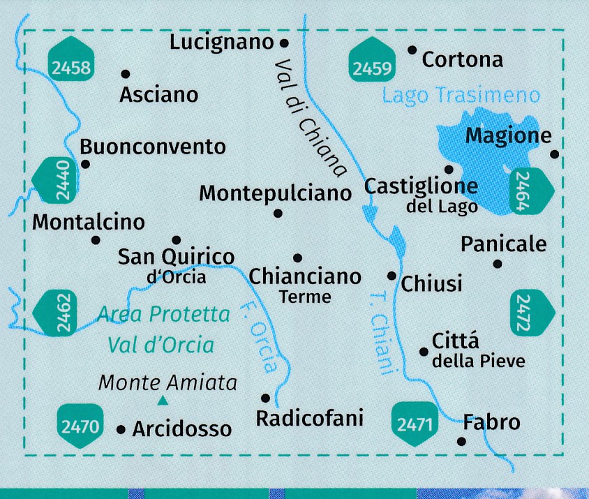 Kompass wandelkaart KP-2463 Lago Trasimeno/Val di Chiana/Chianciano Terme 1:50.000 9783991217466 Kompass Wandelkaarten Kompass Italië Wandelkaarten Toscane, Florence, Umbrië Kompass wandelkaart KP-2463 Lago Trasimeno/Val di Chiana/Chianciano Terme 1:50.000 9783991217466 Kompass Wandelkaarten Kompass Italië Wandelkaarten Toscane, Florence, Umbrië