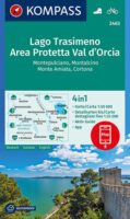 Kompass wandelkaart KP-2463 Lago Trasimeno/Val di Chiana/Chianciano Terme 1:50.000 9783991217466  Kompass Wandelkaarten Kompass Italië  Wandelkaarten Toscane, Florence, Umbrië