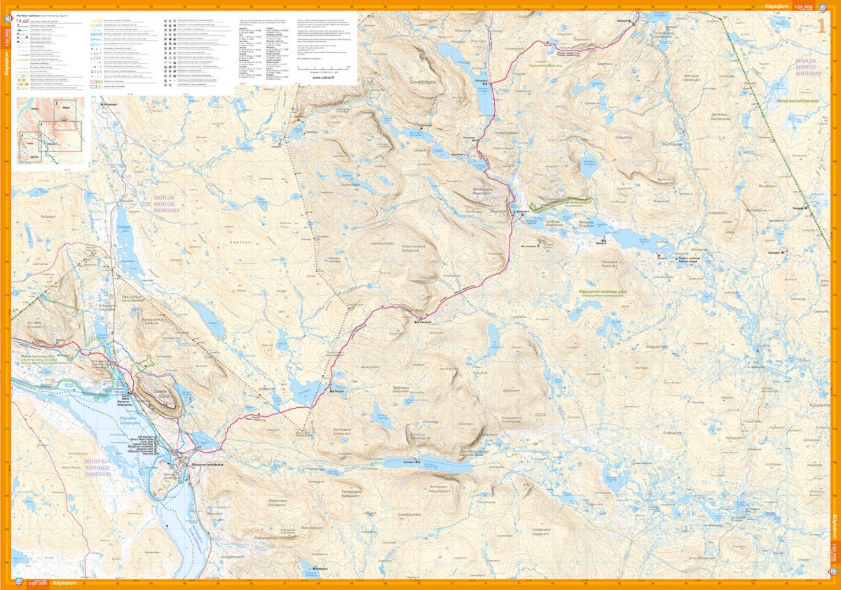 CAL-011 Halti, Kilpisjärvi, Pältsa wandelkaart 1:50.000 9789186773458 Calazo Calazo Fins Lapland Wandelkaarten Fins Lapland CAL-011 Halti, Kilpisjärvi, Pältsa wandelkaart 1:50.000 9789186773458 Calazo Calazo Fins Lapland Wandelkaarten Fins Lapland