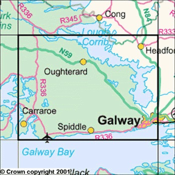 DM-45 Galway West Central | wandelkaart 9781912140039 Ordnance Survey Ireland Discovery Maps 1:50.000 Wandelkaarten Galway, Connemara, Donegal DM-45 Galway West Central | wandelkaart 9781912140039 Ordnance Survey Ireland Discovery Maps 1:50.000 Wandelkaarten Galway, Connemara, Donegal