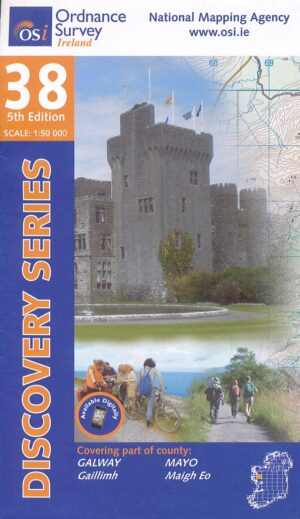 DM-38  Mayo - Galway | wandelkaart 9781912140084  Ordnance Survey Ireland Discovery Maps 1:50.000  Wandelkaarten Galway, Connemara, Donegal