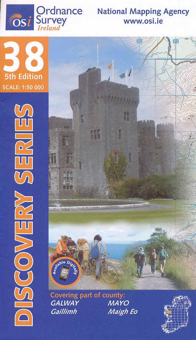 DM-38 Mayo - Galway | wandelkaart 9781912140084 Ordnance Survey Ireland Discovery Maps 1:50.000 Wandelkaarten Galway, Connemara, Donegal DM-38 Mayo - Galway | wandelkaart 9781912140084 Ordnance Survey Ireland Discovery Maps 1:50.000 Wandelkaarten Galway, Connemara, Donegal