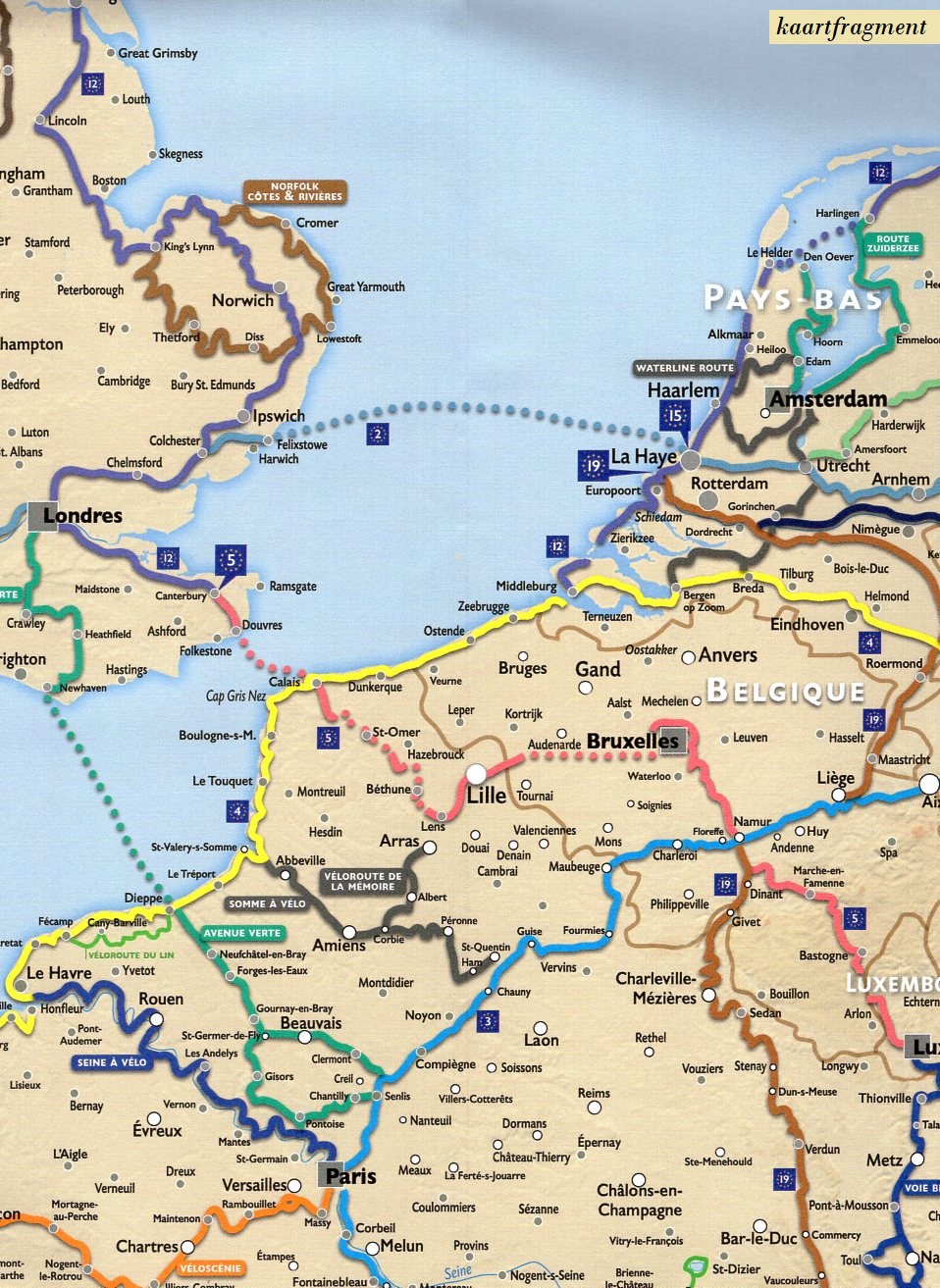 Fietskaart L'Europe à vélo | overzichtskaart fietsroutes Europa 9782490795086 Suzac Fietskaarten Europa Fietskaart L'Europe à vélo | overzichtskaart fietsroutes Europa 9782490795086 Suzac Fietskaarten Europa