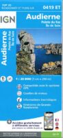wandelkaart 0419ET Pointe du Raz, Audierne 1:25.000 9782758552024  IGN IGN 25 Bretagne  Wandelkaarten Bretagne