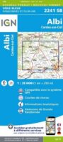 SB-2241 Albi | wandelkaart 1:25.000 9782758552659  IGN IGN 25 Lot, Tarn, Aveyron  Wandelkaarten Lot, Tarn, Toulouse