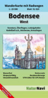 NaturNavi 51-529 wandelkaart Bodensee West 1:25.000 9783960990192  NaturNavi Wanderkarten mit Radwegen  Wandelkaarten Bodenmeer, Schwäbische Alb