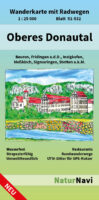 NaturNavi 51-532 wandelkaart Oberes Donautal 1:25.000 9783960990215  NaturNavi Wanderkarten mit Radwegen  Wandelkaarten Zwarte Woud