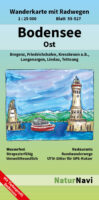 NaturNavi 55-527 wandelkaart Bodensee Ost 1:25.000 9783960990413  NaturNavi Wanderkarten mit Radwegen  Wandelkaarten Bodenmeer, Schwäbische Alb