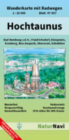 NaturNavi 47-557 wandelkaart Hochtaunus 1:25.000 9783960990611  NaturNavi Wanderkarten mit Radwegen  Wandelkaarten Frankfurt, Taunus, Rheingau