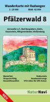 NaturNavi 42-544 wandelkaart Pfälzerwald 8 (Bad Bergzabern) 1:25.000 9783960991106  NaturNavi Wanderkarten mit Radwegen  Wandelkaarten Pfalz, Deutsche Weinstrasse, Rheinhessen