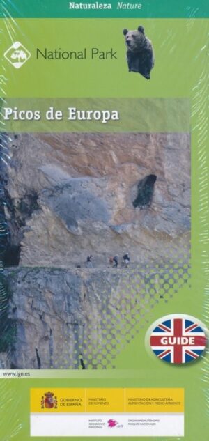 Picos de Europa | set van 3 wandelkaarten 1:25.000 en 1 Engelstalige wandelgids 9788441668713  CNIG Parques España  Wandelgidsen, Wandelkaarten Picos de Europa