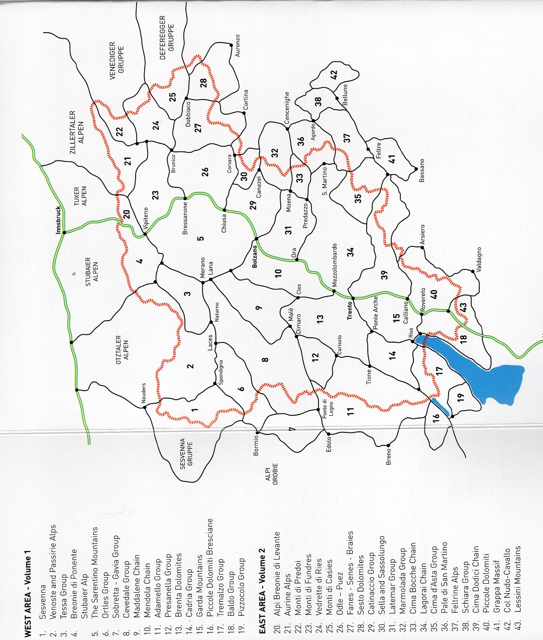 Easy Alpinism in Trentino - South Tyrol 9788855470926 Versante Sud Klimmen-bergsport Gardameer, Zuid-Tirol, Dolomieten Easy Alpinism in Trentino - South Tyrol 9788855470926 Versante Sud Klimmen-bergsport Gardameer, Zuid-Tirol, Dolomieten