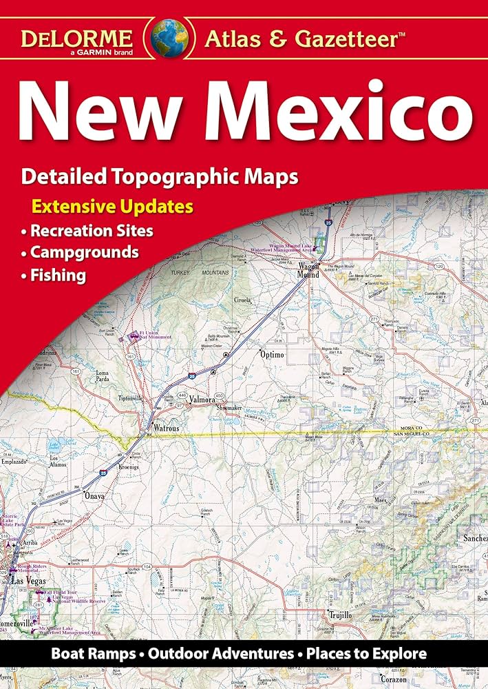 New Mexico Atlas & Gazetteer 9781946494245 Delorme Delorme Atlassen Wegenatlassen Colorado, Arizona, Utah, New Mexico New Mexico Atlas & Gazetteer 9781946494245 Delorme Delorme Atlassen Wegenatlassen Colorado, Arizona, Utah, New Mexico