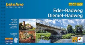Bikeline Eder-Radweg,  Diemel-Radweg | fietsgids 9783711101075  Esterbauer Bikeline  Fietsgidsen Hessen