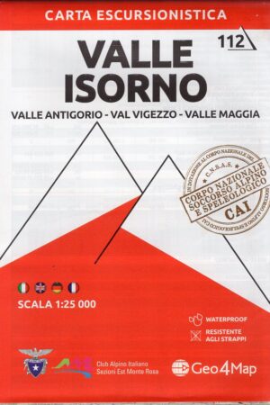 G4M-112  Valle Isorno | wandelkaart 1:25.000 9788899606169  Geo4Map   Wandelkaarten Turijn, Piemonte