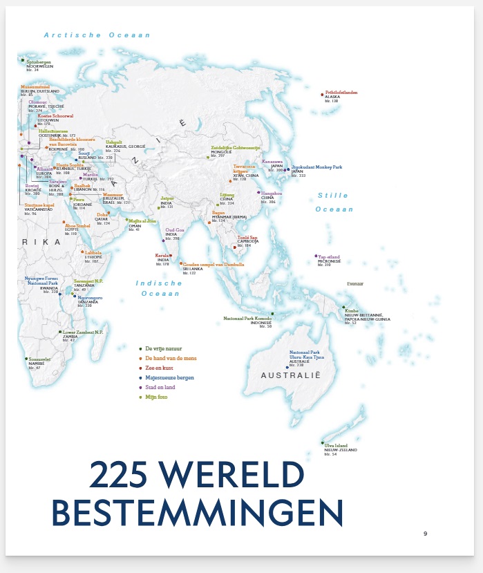 225 Wereldbestemmingen 9789043929424 National Geographic National Geographic NL Reisgidsen Wereld als geheel 225 Wereldbestemmingen 9789043929424 National Geographic National Geographic NL Reisgidsen Wereld als geheel