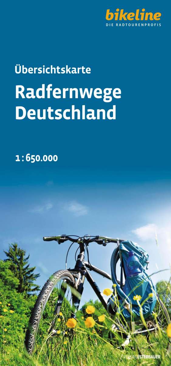 Bikeline overzichtskaart Langeafstandsfietsroutes Duitsland 1:650.000 9783711101341 Esterbauer Bikeline Fietskaarten, Meerdaagse fietsvakanties Duitsland Bikeline overzichtskaart Langeafstandsfietsroutes Duitsland 1:650.000 9783711101341 Esterbauer Bikeline Fietskaarten, Meerdaagse fietsvakanties Duitsland