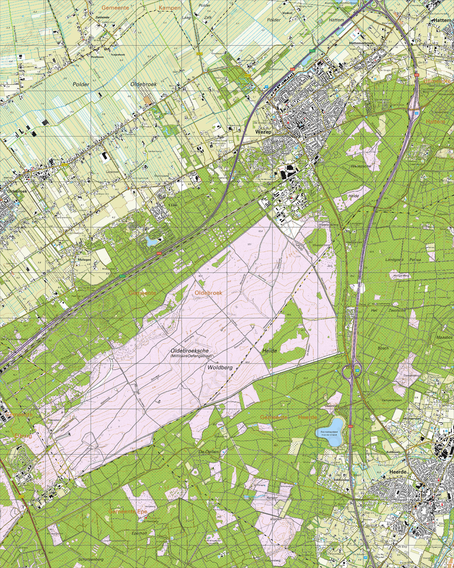27B Wezep topografische wandelkaart 1:25.000 TK25.27B Kadaster / Geo-Informatie Top. kaarten Gelderland Wandelkaarten Arnhem en de Veluwe 27B Wezep topografische wandelkaart 1:25.000 TK25.27B Kadaster / Geo-Informatie Top. kaarten Gelderland Wandelkaarten Arnhem en de Veluwe