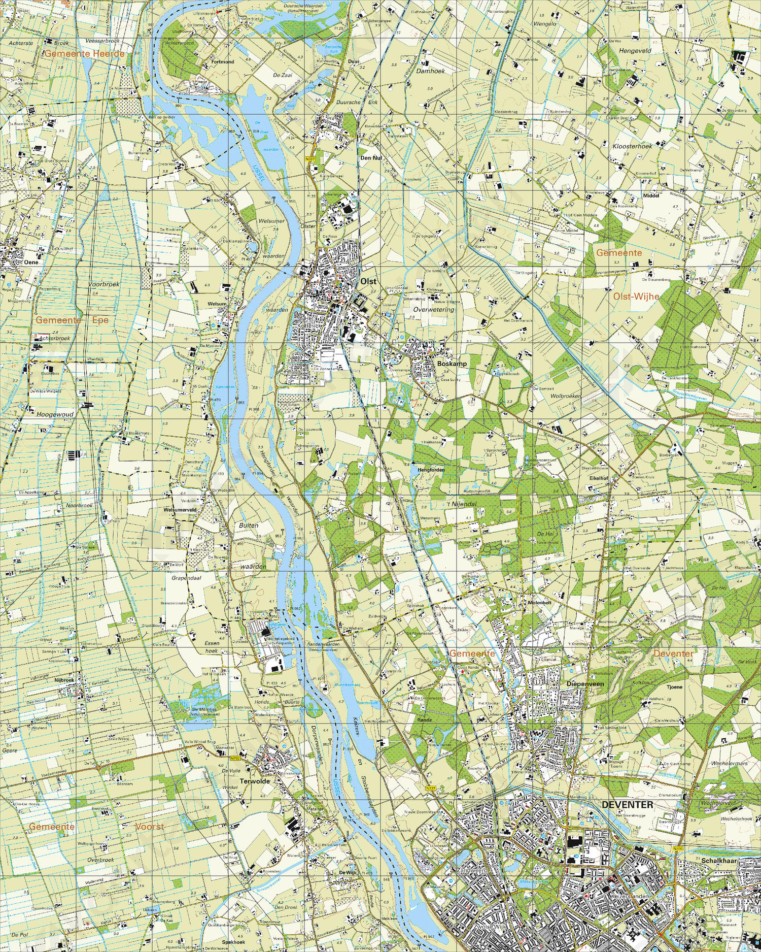 27G Olst topografische wandelkaart 1:25.000 TK25.27G Kadaster / Geo-Informatie Top. kaarten Gelderland Wandelkaarten Kop van Overijssel, Vecht & Salland 27G Olst topografische wandelkaart 1:25.000 TK25.27G Kadaster / Geo-Informatie Top. kaarten Gelderland Wandelkaarten Kop van Overijssel, Vecht & Salland