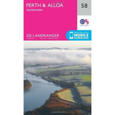 LR-058 Perth + Alloa, Auchterarder | topografische wandelkaart 9780319261569 Ordnance Survey Landranger Maps 1:50.000 Wandelkaarten de Schotse Hooglanden (ten noorden van Glasgow / Edinburgh) LR-058 Perth + Alloa, Auchterarder | topografische wandelkaart 9780319261569 Ordnance Survey Landranger Maps 1:50.000 Wandelkaarten de Schotse Hooglanden (ten noorden van Glasgow / Edinburgh)