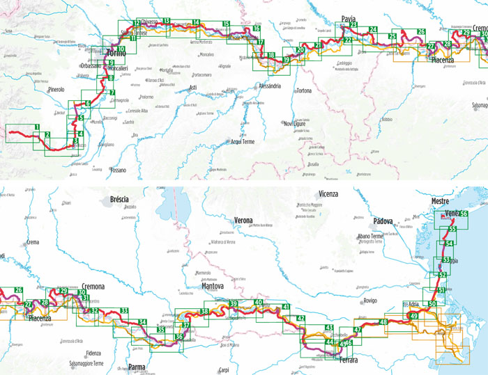 Bikeline Po-Radweg | fietsgids 9783711100825 Esterbauer Bikeline Fietsgidsen, Meerdaagse fietsvakanties Noord-Italië Bikeline Po-Radweg | fietsgids 9783711100825 Esterbauer Bikeline Fietsgidsen, Meerdaagse fietsvakanties Noord-Italië