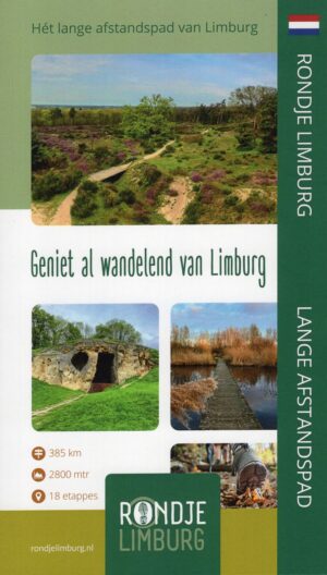 Rondje Limburg | wandelgids 9789090372815 Vincent Rommelaars, Sylvia Jochems Rondje Limburg   Meerdaagse wandelroutes, Wandelgidsen Maastricht en Zuid-Limburg, Noord- en Midden-Limburg