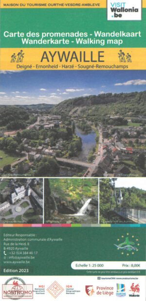 wandelkaart Aywaille e.o. 1:25.000 9789462356023  NGI / VVV NGI / VVV wandelkaarten  Wandelkaarten Wallonië (Ardennen)
