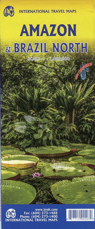 ITM Amazone & Noord-Brazilië 1:3.300.000 | landkaart, autokaart 9781771290203 International Travel Maps Landkaarten en wegenkaarten Brazilië ITM Amazone & Noord-Brazilië 1:3.300.000 | landkaart, autokaart 9781771290203 International Travel Maps Landkaarten en wegenkaarten Brazilië