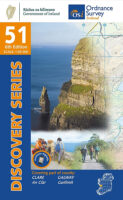 DM-51 (part of County Clare, incl Aran Islands) | wandelkaart 9781912140213  Ordnance Survey Ireland Discovery Maps 1:50.000  Wandelkaarten Munster, Cork & Kerry