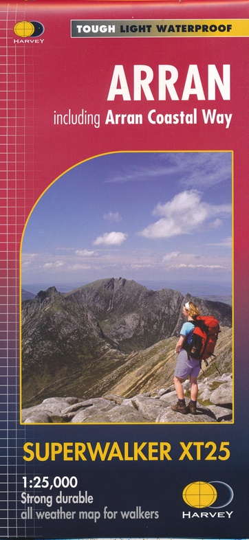 Arran | wandelkaart 1:25.000 9781851375264 Harvey Maps Meerdaagse wandelroutes, Wandelkaarten Skye & the Western Isles Arran | wandelkaart 1:25.000 9781851375264 Harvey Maps Meerdaagse wandelroutes, Wandelkaarten Skye & the Western Isles