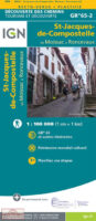 GR65 (2)  van Moissac naar Roncevaux | wandelkaart 1:100.000 9782758554547  IGN découverte des chemins  Santiago de Compostela, Wandelkaarten Zuidwest-Frankrijk