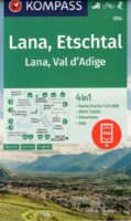 Kompass wandelkaart KP-054 Lana, Etschtal 1:25.000 9783991219767  Kompass Wandelkaarten KP25 Zuid-Tirol, Dolomieten  Wandelkaarten Zuid-Tirol, Dolomieten