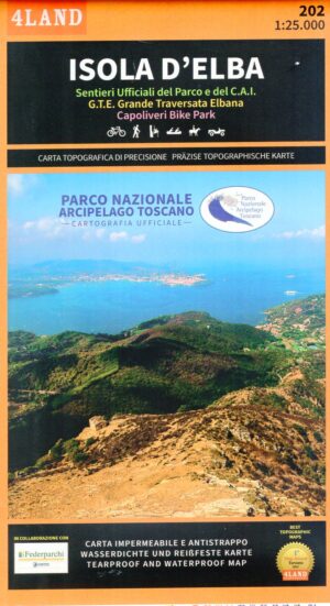 IM-202 Elba | wandelkaart 1:25.000 9788889823651  Idea Montagna 4LAND  Wandelkaarten Toscane, Florence