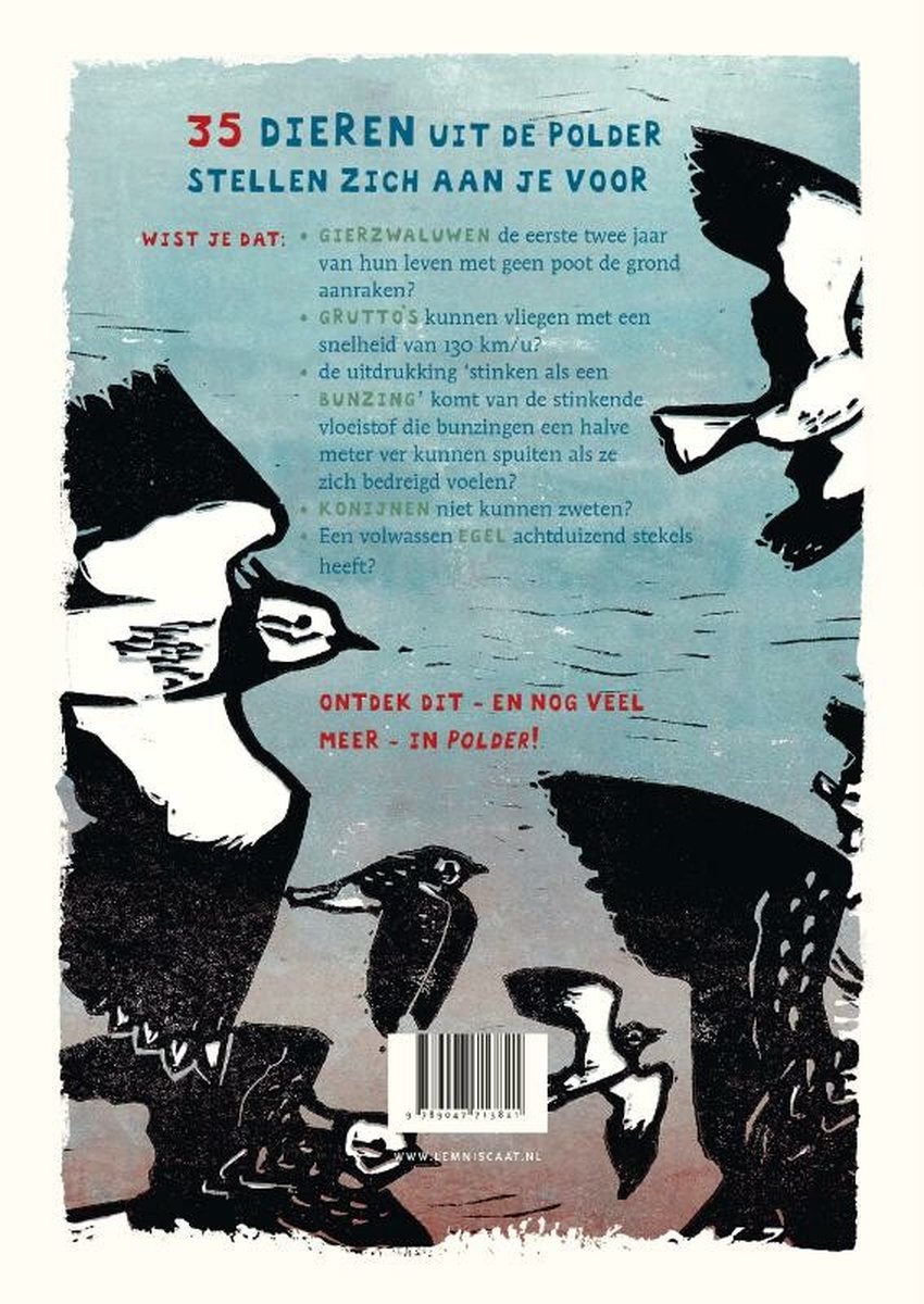 Polder | Marieke ten Berge en Eva Moraal 9789047713821 Marieke ten Berge en Eva Moraal Lemniscaat Kinderboeken, Natuurgidsen Nederland Polder | Marieke ten Berge en Eva Moraal 9789047713821 Marieke ten Berge en Eva Moraal Lemniscaat Kinderboeken, Natuurgidsen Nederland