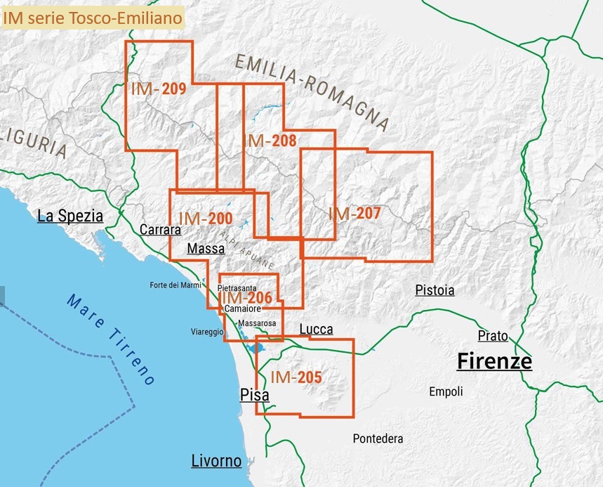 IM-208 Apennino-Tosco-Emiliano wandelkaart 1:25.000 9791280496201 Idea Montagna 4LAND Wandelkaarten Toscane, Florence IM-208 Apennino-Tosco-Emiliano wandelkaart 1:25.000 9791280496201 Idea Montagna 4LAND Wandelkaarten Toscane, Florence