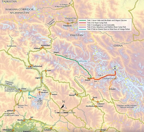 wandelgids Karakoram, Trekking in the 9781786310569 Bart Jordans Cicerone Press   Klimmen-bergsport, Meerdaagse wandelroutes Pakistaanse Himalaya