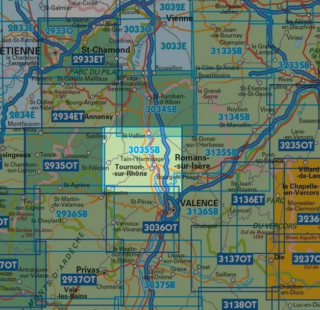 SB-3035 Tournon-sur-Rhône / Satillieu | wandelkaart 1:25.000 9782758535683 IGN IGN 25 Ardèche / Drôme Wandelkaarten Ardèche, Drôme SB-3035 Tournon-sur-Rhône / Satillieu | wandelkaart 1:25.000 9782758535683 IGN IGN 25 Ardèche / Drôme Wandelkaarten Ardèche, Drôme