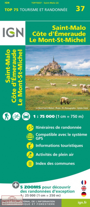 TSQ-37 Saint-Malo, Côte d'Emeraude, Mt-Saint-Michel | IGN overzichts- en wandelkaart 9782758551348 IGN TOP 75 Fietskaarten, Wandelkaarten Bretagne TSQ-37 Saint-Malo, Côte d'Emeraude, Mt-Saint-Michel | IGN overzichts- en wandelkaart 9782758551348 IGN TOP 75 Fietskaarten, Wandelkaarten Bretagne