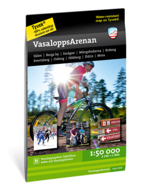 CAL-086  VasaloppsArenan wandelkaart 1:50.000 9789186773335  Calazo Calazo Zweden midden  Wandelkaarten Midden Zweden