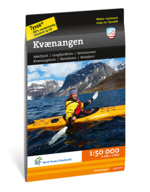 CAL-008 Kvænangen wandelkaart 1:50 000 9789188335425  Calazo Calazo Noorwegen noord  Wandelkaarten Noors Lapland