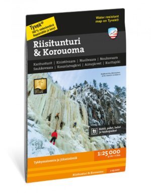 CAL-034  Riisitunturi & Korouoma wandelkaart 1:25.000 9789189079052  Calazo Calazo Fins Lapland  Wandelkaarten Fins Lapland