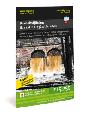 CAL-092  Färnebofjärden och västra Upplandsleden wandelkaart 1:50.000 9789189371309  Calazo Calazo Zweden midden  Wandelkaarten Midden Zweden
