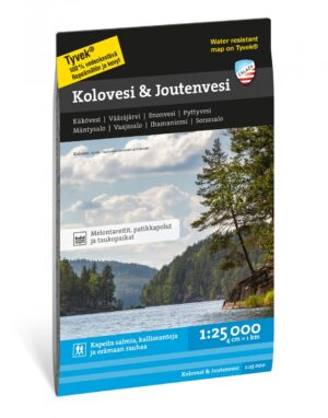 CAL-037  Kolovesi & Joutenvesi wandelkaart 1:25.000 9789189541276  Calazo Calazo Finland Zuid  Wandelkaarten, Watersportboeken Zuid-Finland en Midden-Finland