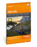 CAL-021  Narvik turkart  wandelkaart 1:50.000 9789189541467  Calazo Calazo Noorwegen noord  Wandelkaarten Noors Lapland