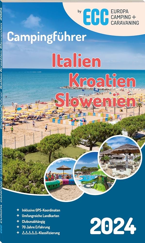 Campingführer Italien / Kroatien / Slowenien 9783795603687 ECC Campinggidsen Italië Campingführer Italien / Kroatien / Slowenien 9783795603687 ECC Campinggidsen Italië