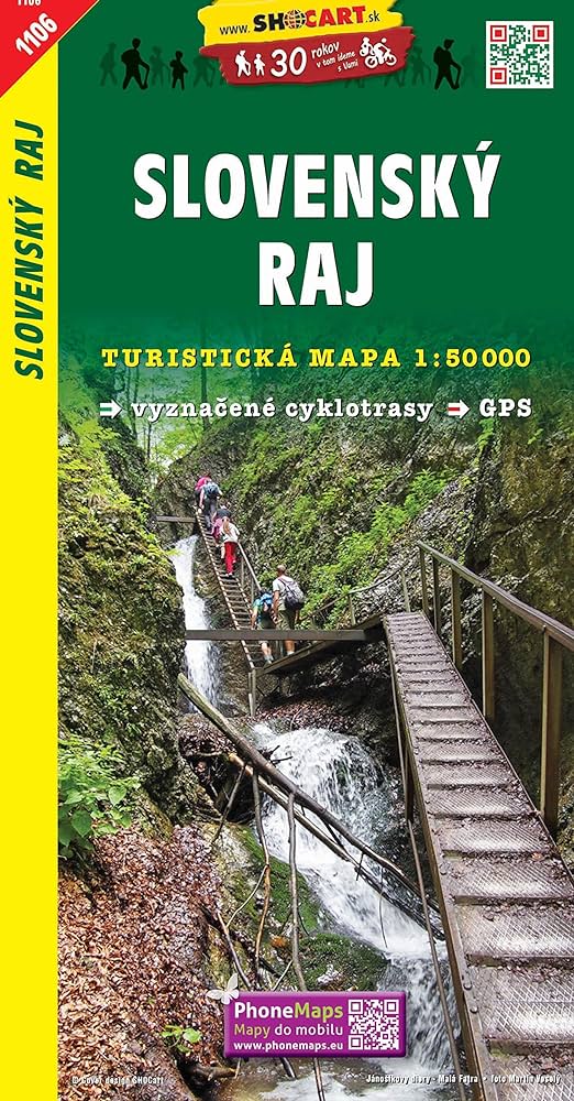 wandelkaart Slovensky Raj 1:50.000 9788072244843 SHOCart Wandelkaarten Slowakije wandelkaart Slovensky Raj 1:50.000 9788072244843 SHOCart Wandelkaarten Slowakije