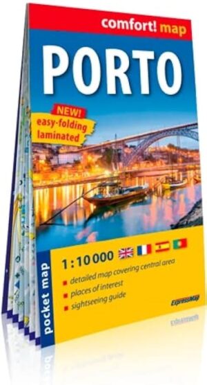 stadsplattegrond Porto 1:10.000 9788375467994  Express Map / Terraquest   Stadsplattegronden Porto