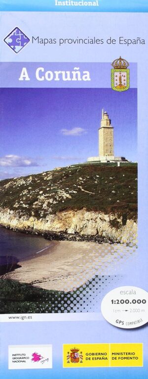 Prov.: A Coruña 1:200.000 9788441676503  CNIG Provinciekaarten Spanje  Landkaarten en wegenkaarten Noordwest-Spanje